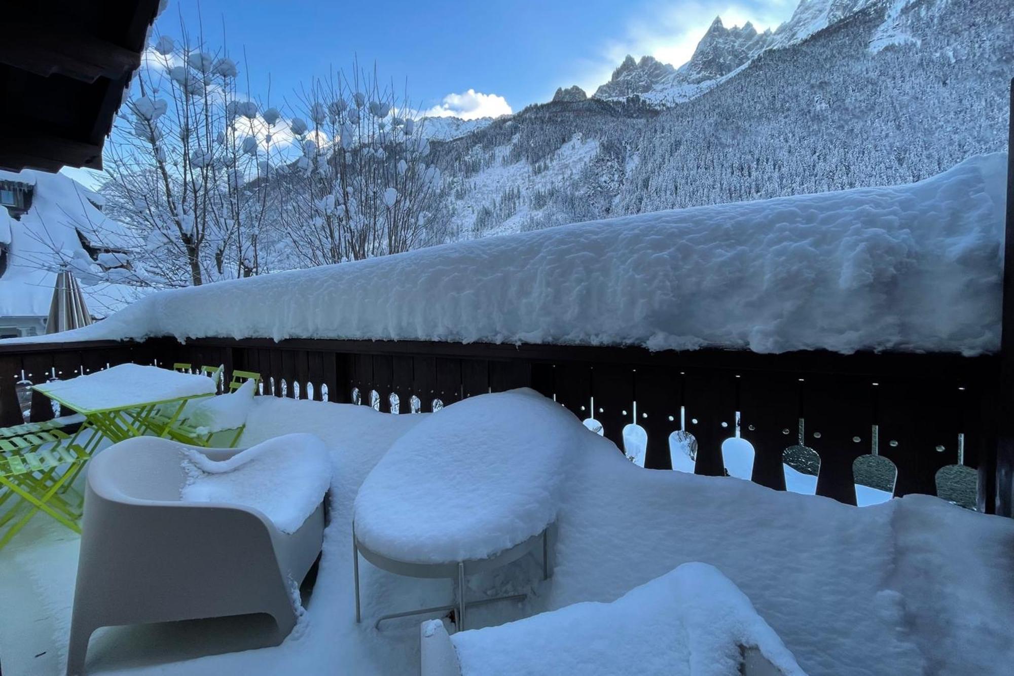 Mont Blanc View Apt In The Heart Of Chamonix Exterior foto